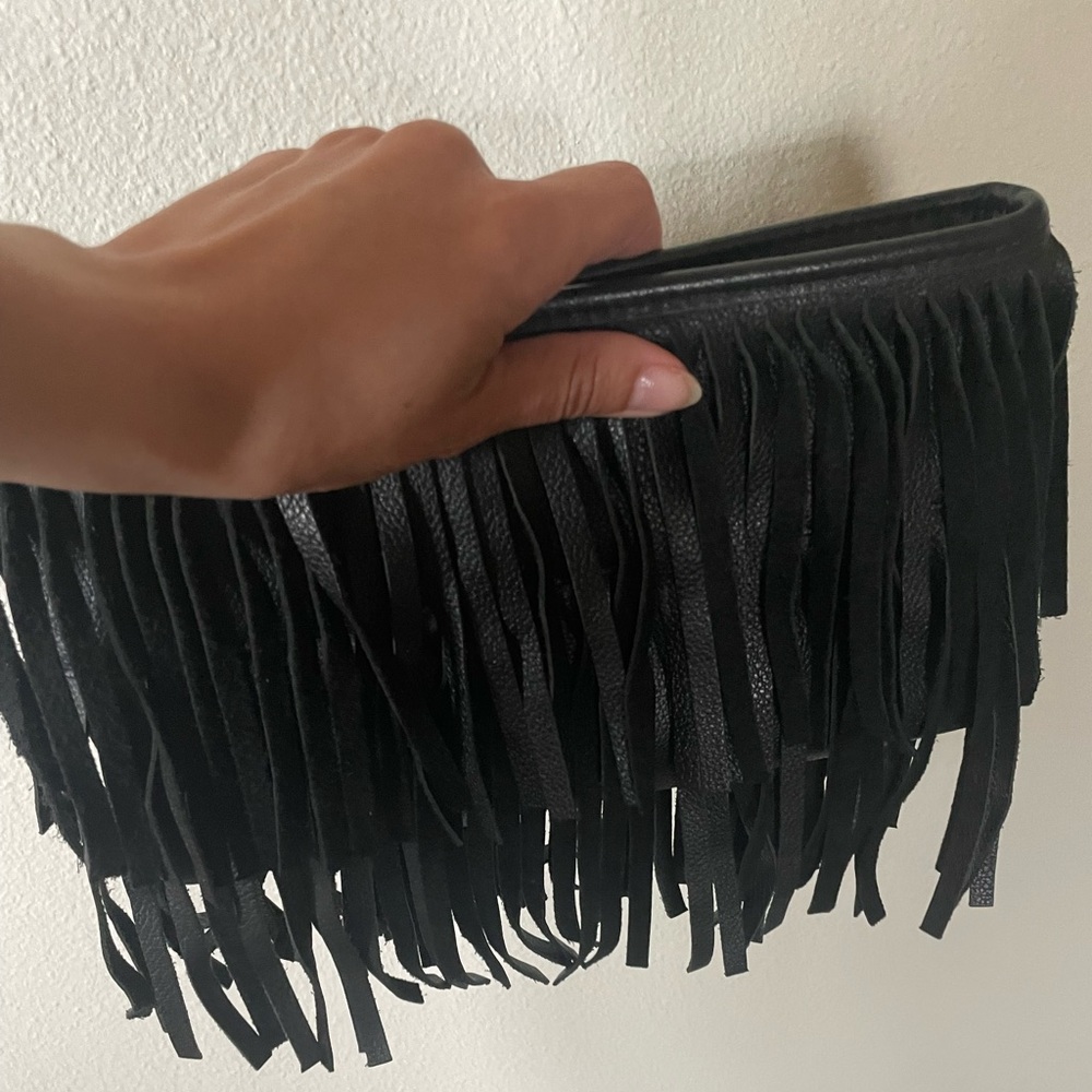 White House Black Market Fringe Purse
